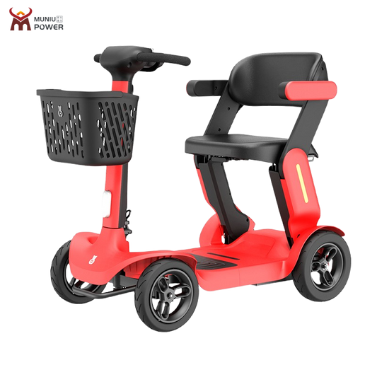 Trending Products 2024 New Arrivals 4 Wheel Atto Folding Electric Mobility Scooter Handicapped Mobility Scooter for Elderly