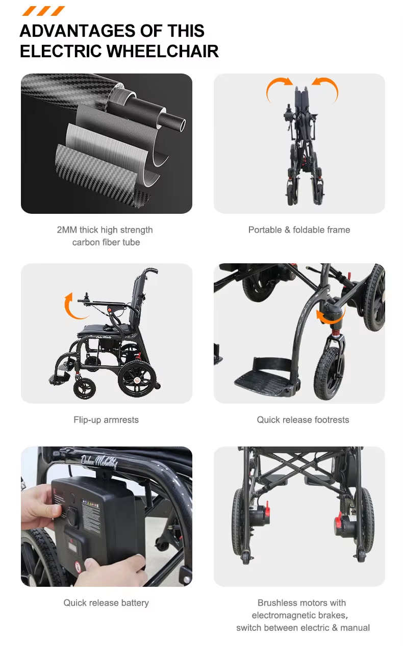 MN1126 carbon fiber electric wheelchair