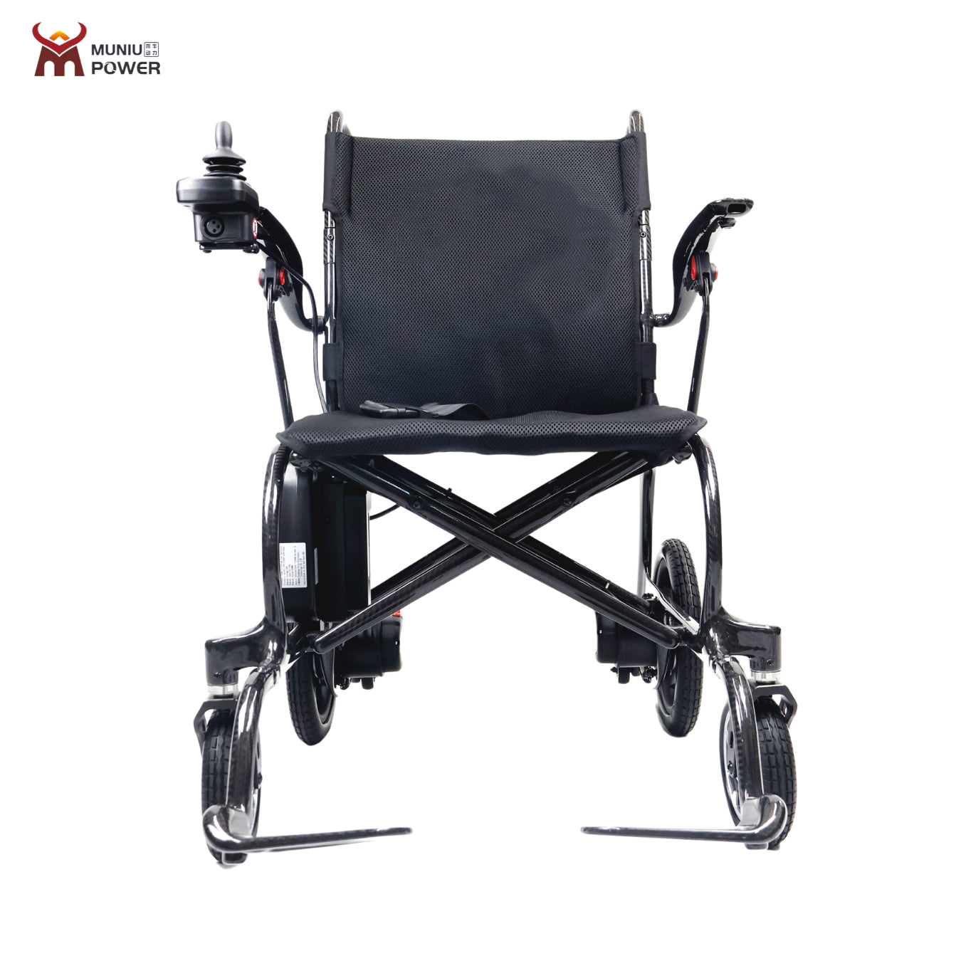 MN6101 MUNIU Lightweight Carbon Fiber Electric Wheelchair