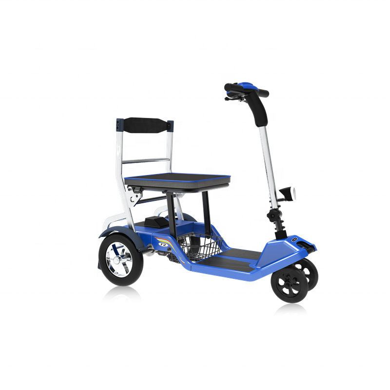 F2 Handicapped Lightweight Foldable Three Wheel Mobility Scooter