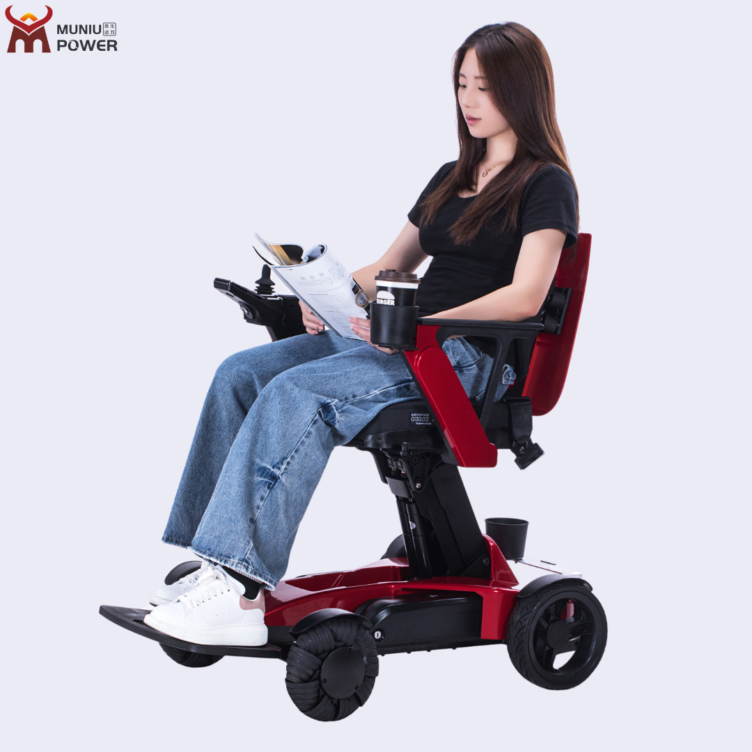 MN-F1 200W All Terrain Travel Folding Electric Mobility Scooter