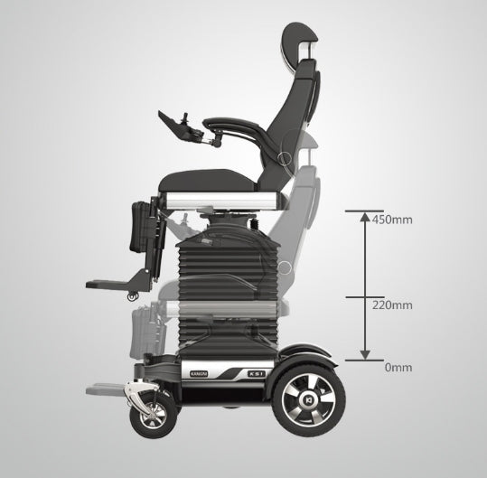 KS01 Premium Multi-function Recline High back Power Wheelchair